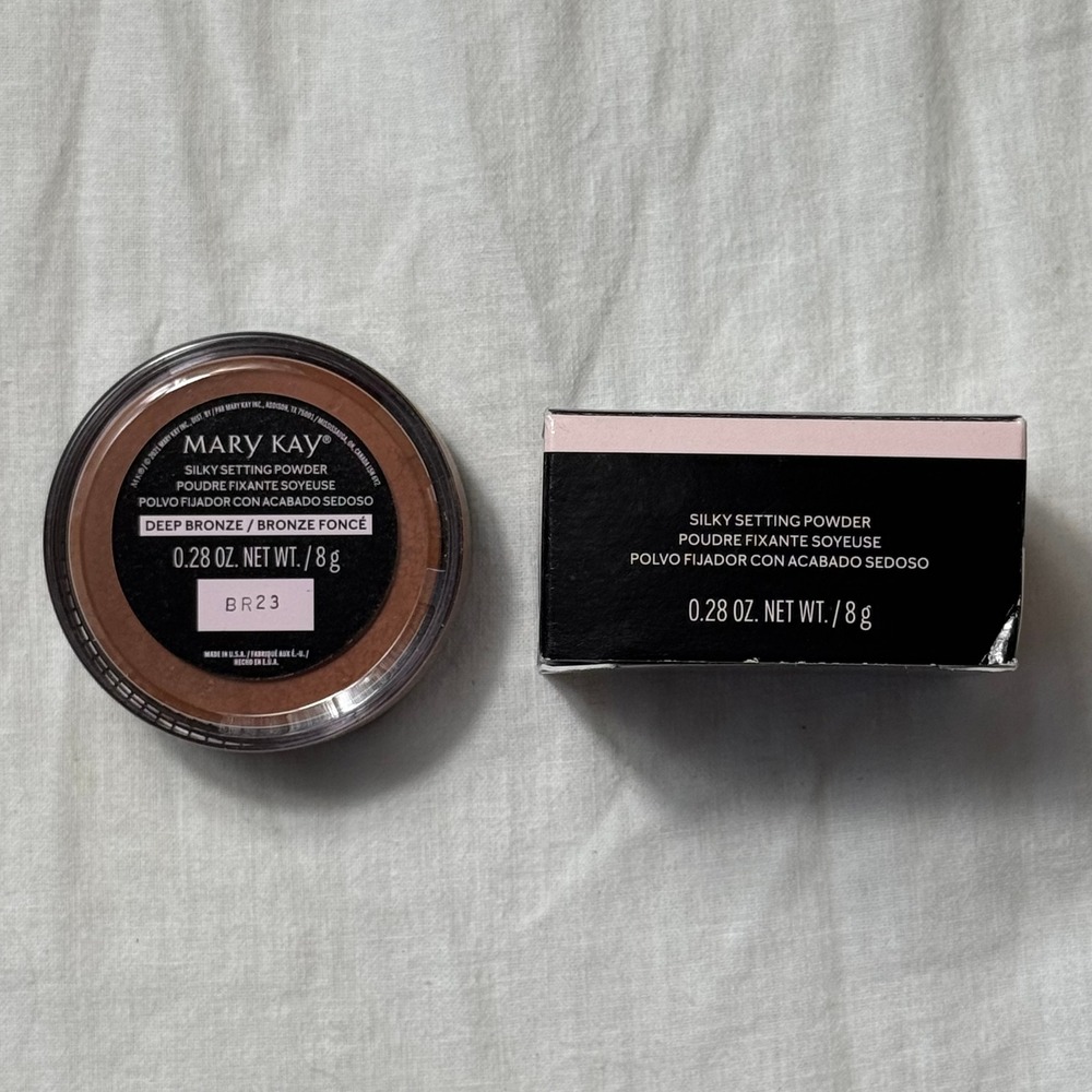 Mary Kay Silky Setting Powder Women's 0.28 oz Deep Bronze BR23 Matte New
